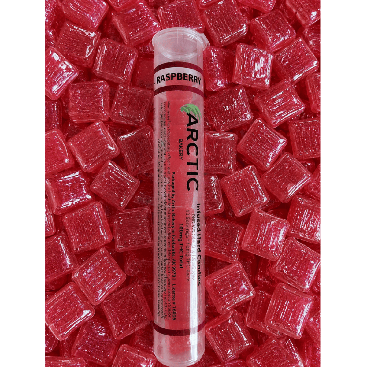 Edible - Candy - Raspberry Hard Candies by Arctic Bakery 100mg - Hybrid - 8245