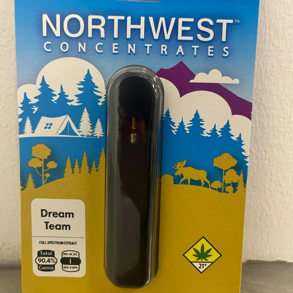 Disposable Cartridge - Dream Team 1g by Northwest 81.26% - Hybrid - 9432