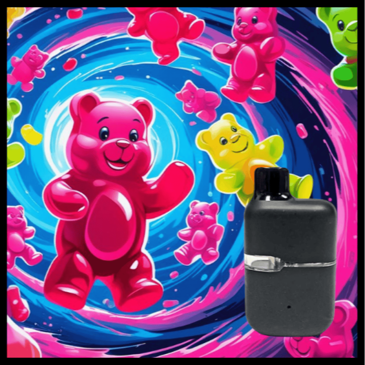 Disposable Cartridge - Juicy Gummiez 1g by Naked 81.83% - Terps 2.75% - Sativa - 3119