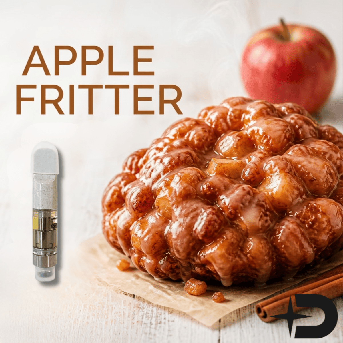 Cartridge - Apple Fritter .5g by Dank Star 87.54% - Terps 3.58% - Hybrid - 4281