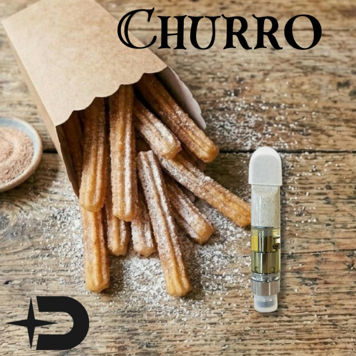 Cartridge - Churro 1g by Dank Star 88.58% - Terps 2.69% - Hybrid - 4285