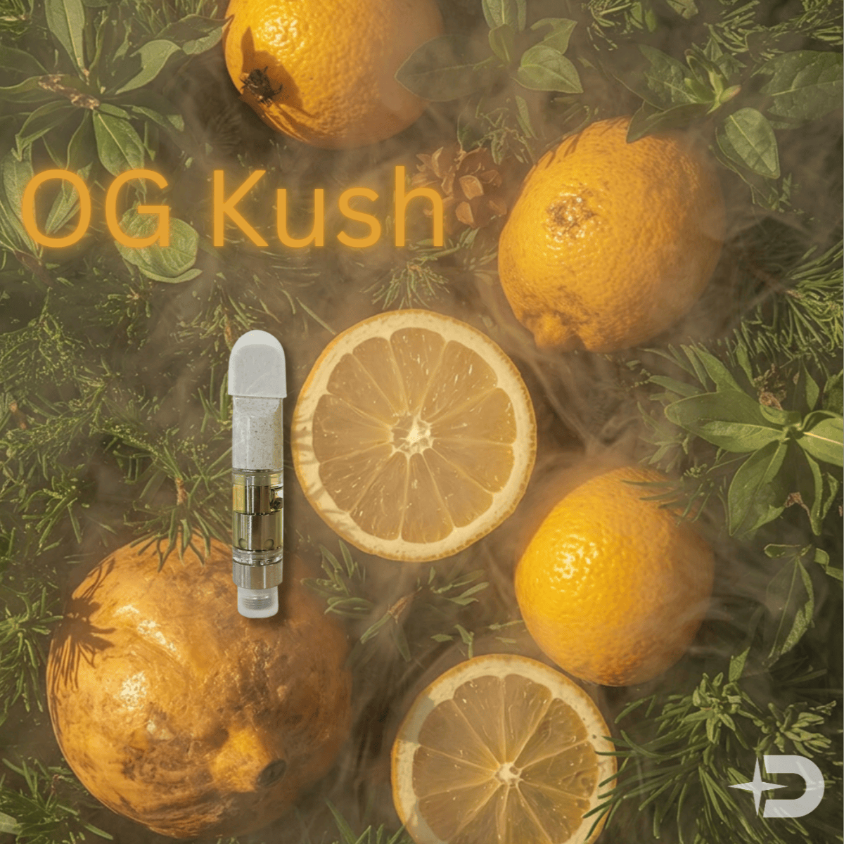 Cartridge - OG Kush .5g by Dank Star 84.48% - Terps 3.85% - Hybrid - 4412