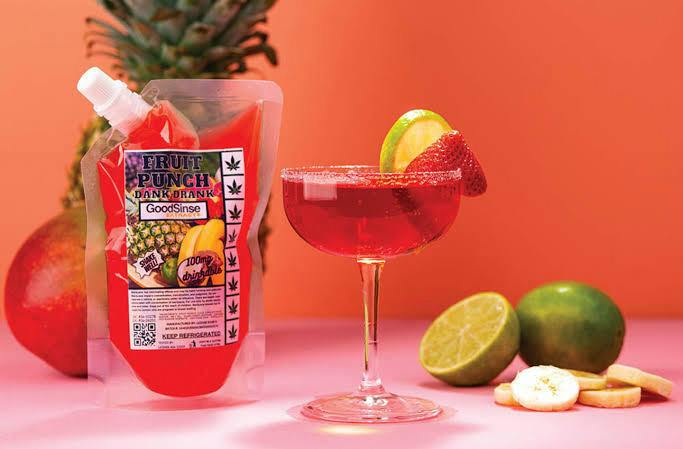 Edible - Drink - Mini Dank Drank Fruit Punch 60mg by GoodSinse Extracts - Hybrid - 9803