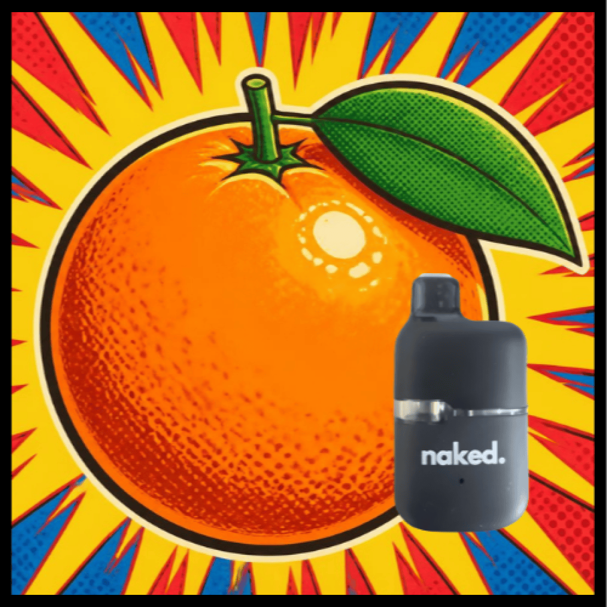 Disposable Cartridge - Sweet Orange 1g by Naked 86.81% - Terps 3.86% - Indica - 4652