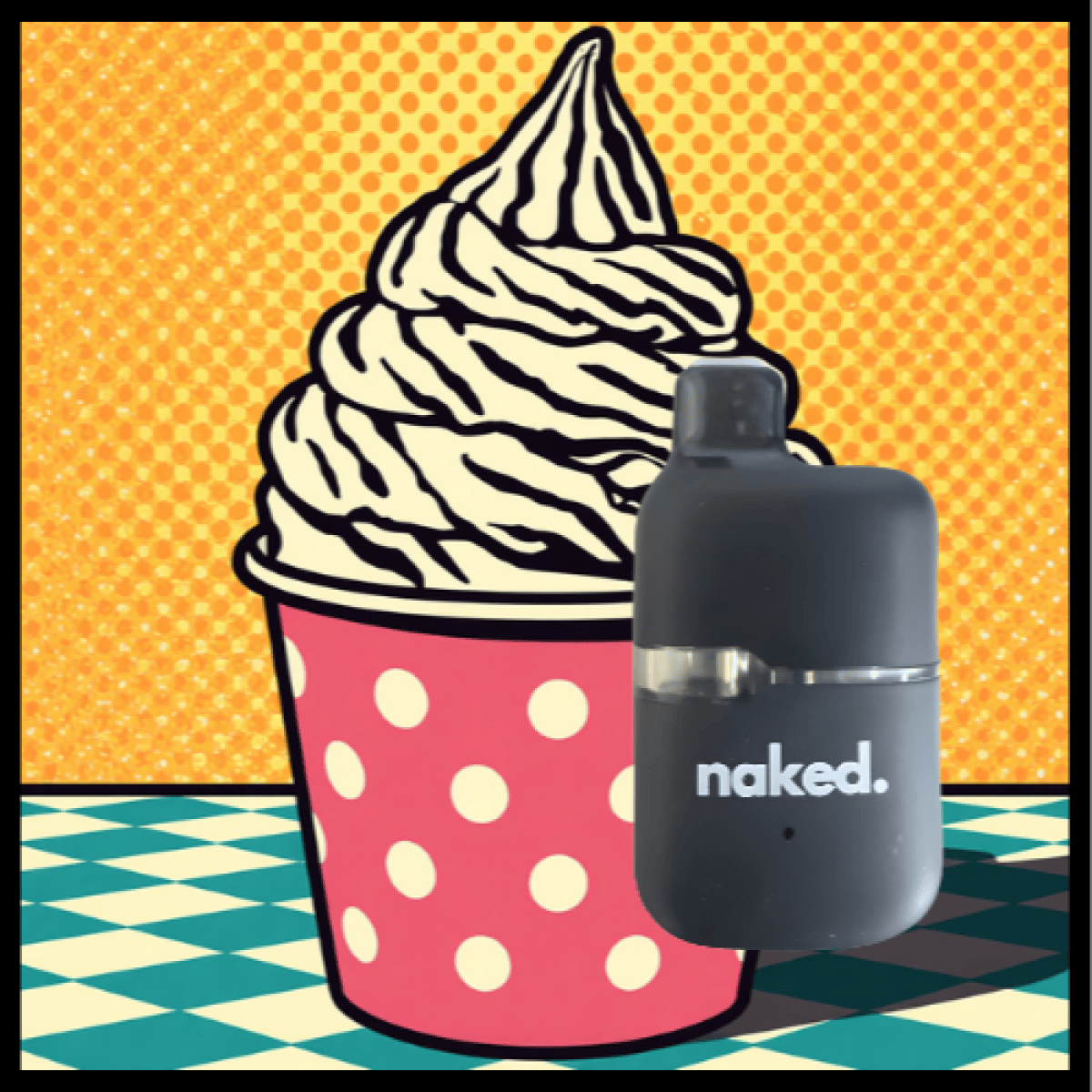 Disposable Cartridge - Whipped Cream .5g by Naked 84.50% - Hybrid - 4666