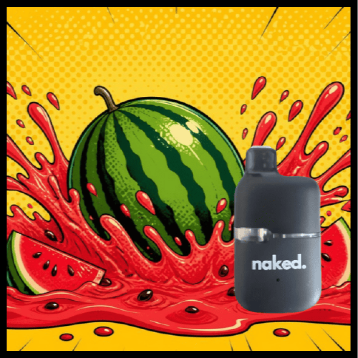 Disposable Cartridge - Watermelon Splash 1g by Naked 87.18% - Terps 0.88% - Hybrid - 4634