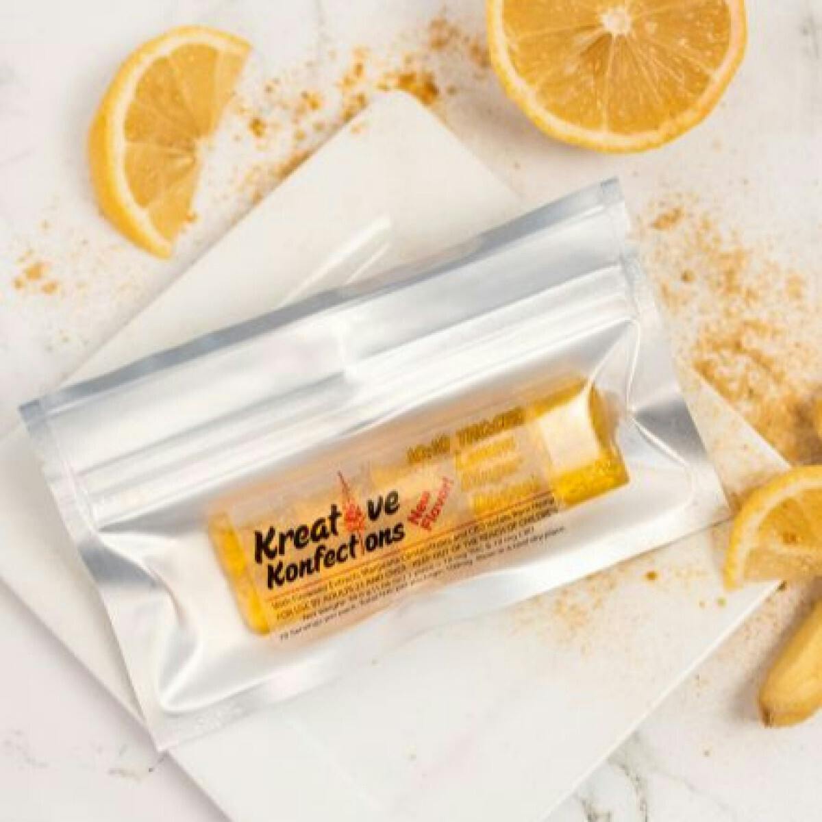 Edible - Candy - Lemon Ginger 100mg Divine Hard Candy by Kreative Konfections - 1:1:1 THC|CBD|CBN...