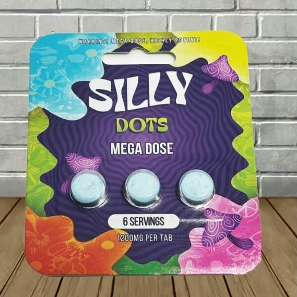 Mushroom - $22.99 Purple Silly Dots Mushroom Tablets 3pk 1200mg | Various Flavors