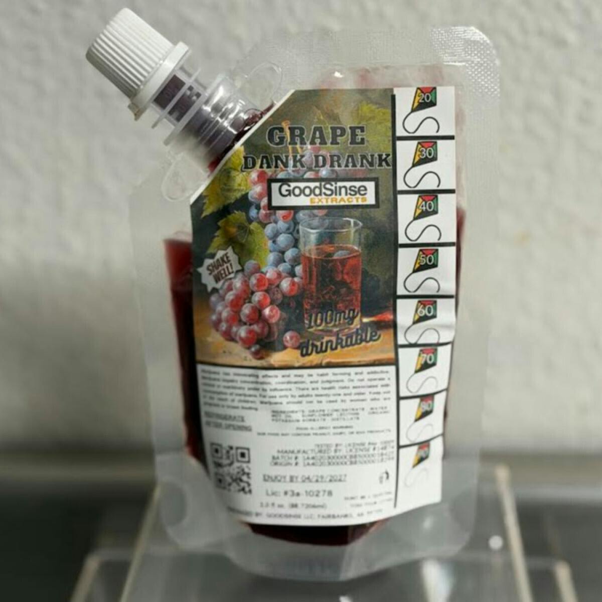Edible - Drink - Mini Dank Drank Grape 60mg by GoodSinse Extracts - Hybrid - 0391