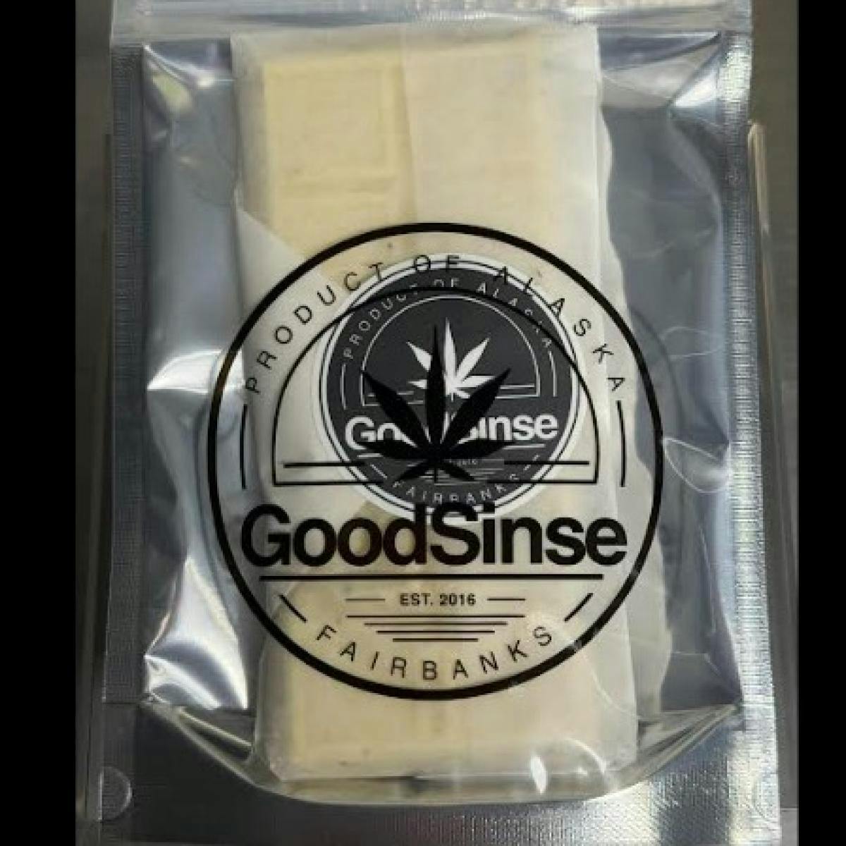 Edible - Chocolate - White Chocolate Bar 100mg by GoodSinse - Hybrid - 0388