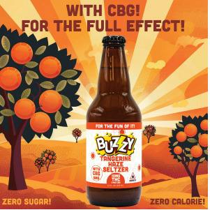 Buzzy Tangerine Haze Seltzer