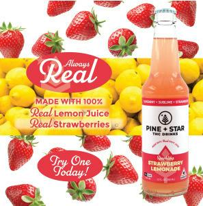 Pine and Star Strawberry Lemonade