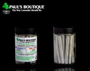 Paul's 50/50 .5g/28pk Preroll Jar Cherry Paloma/Petrol Potion