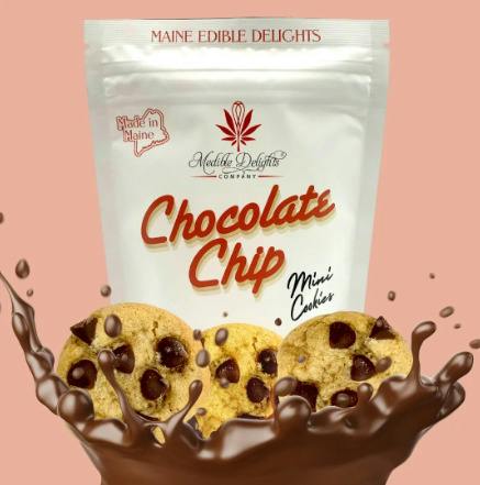 Mini Chocolate Chip Cookies by Medible Delights