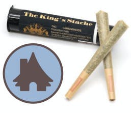 King Tree Block Party .7g/2pk Infused Preroll