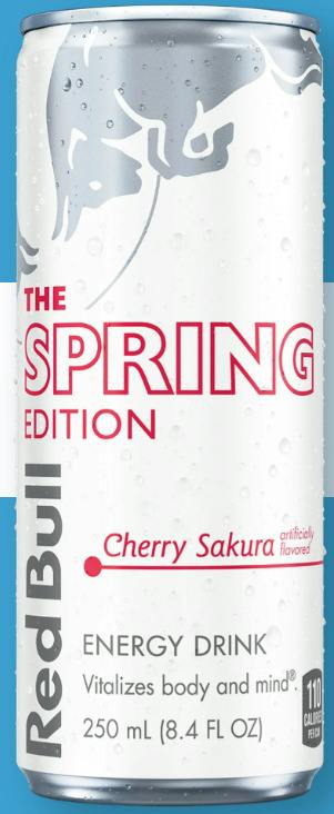 Red Bull Spring Seasonal Cherry Sakura at Brothers Cannabis - Bath
