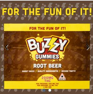Buzzy Root Beer Gummies