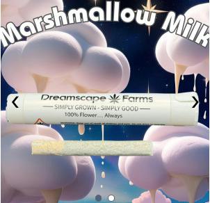 Dreamscape Marshmallow Milk 1g Preroll