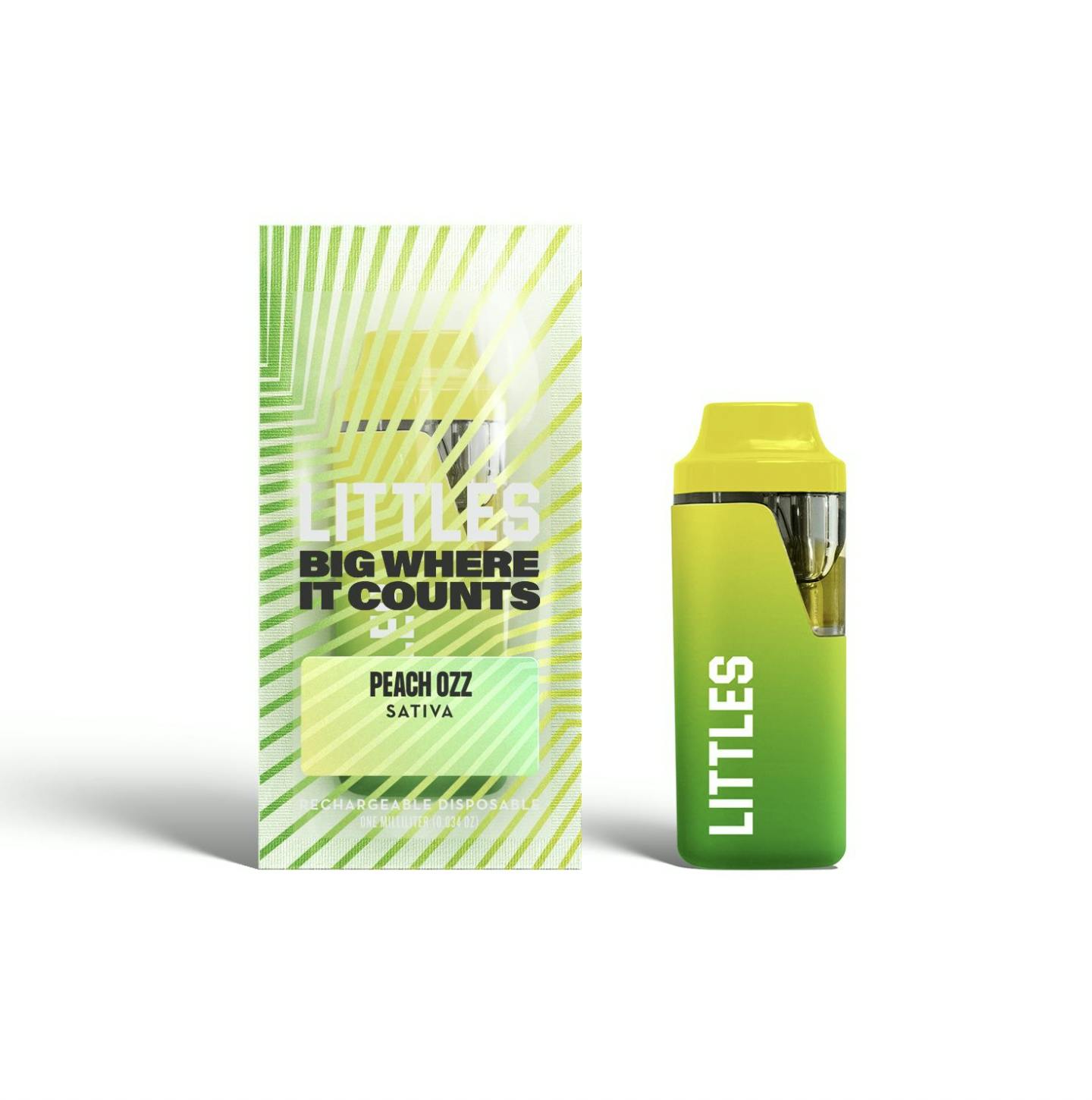 Littles | Peach Ozz | Vape Live Resin Disposable | 1g