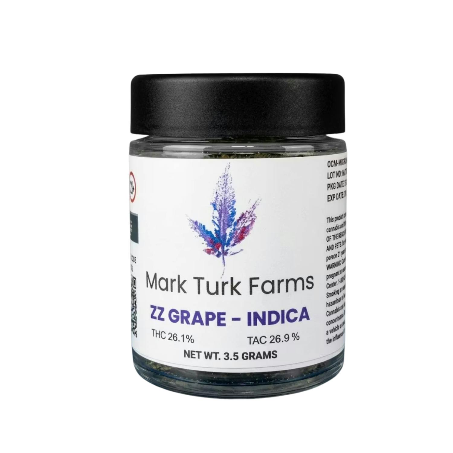 Mark Turk Farms | ZZ Grape | Flower | 3.5g