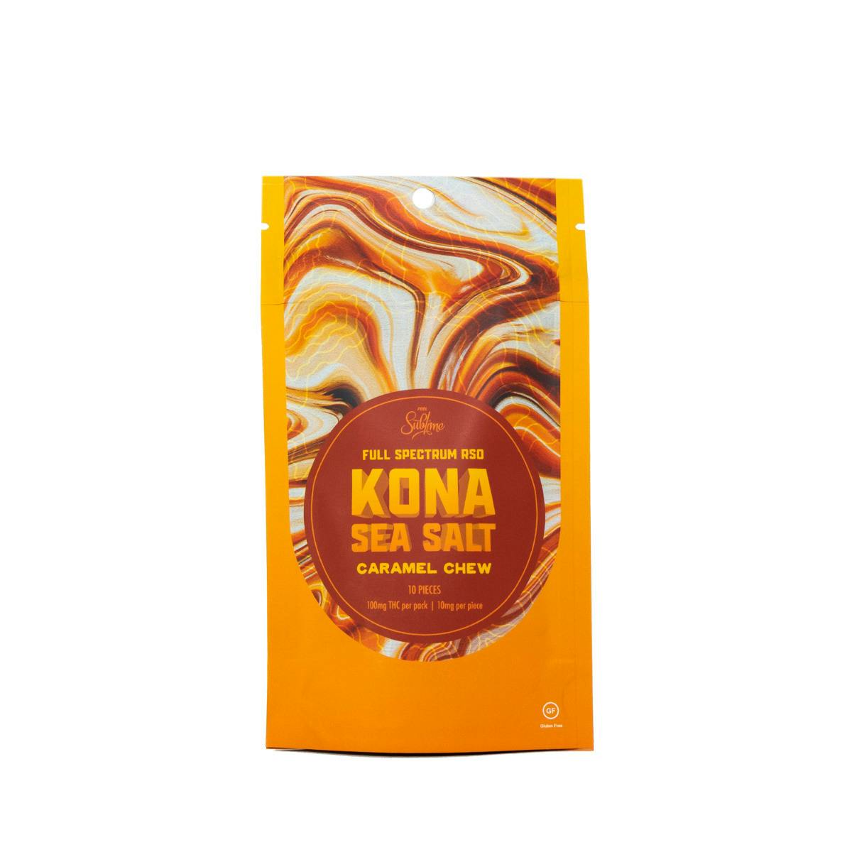 Kona Sea Salt RSO Caramel Chews 10pk