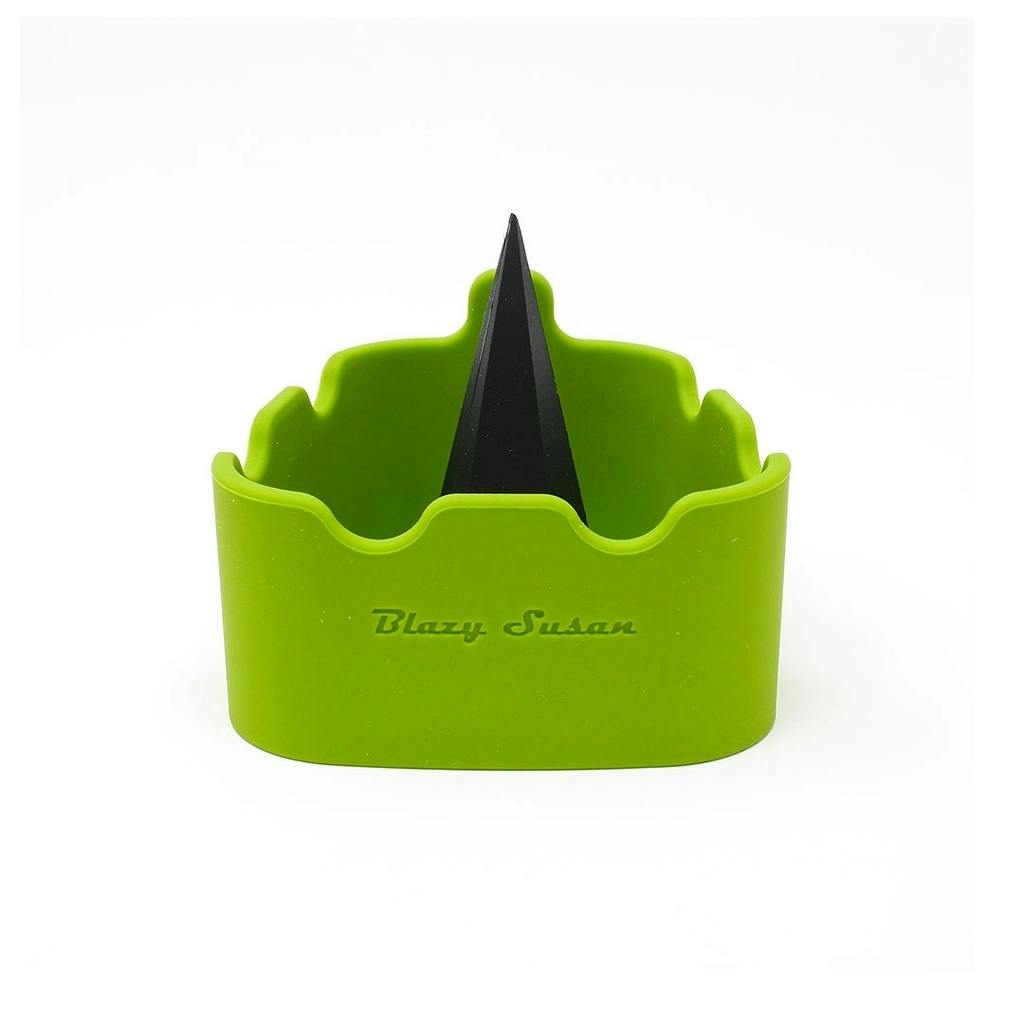 Silicone Ashtray w/ Bowl Cleaner - Green