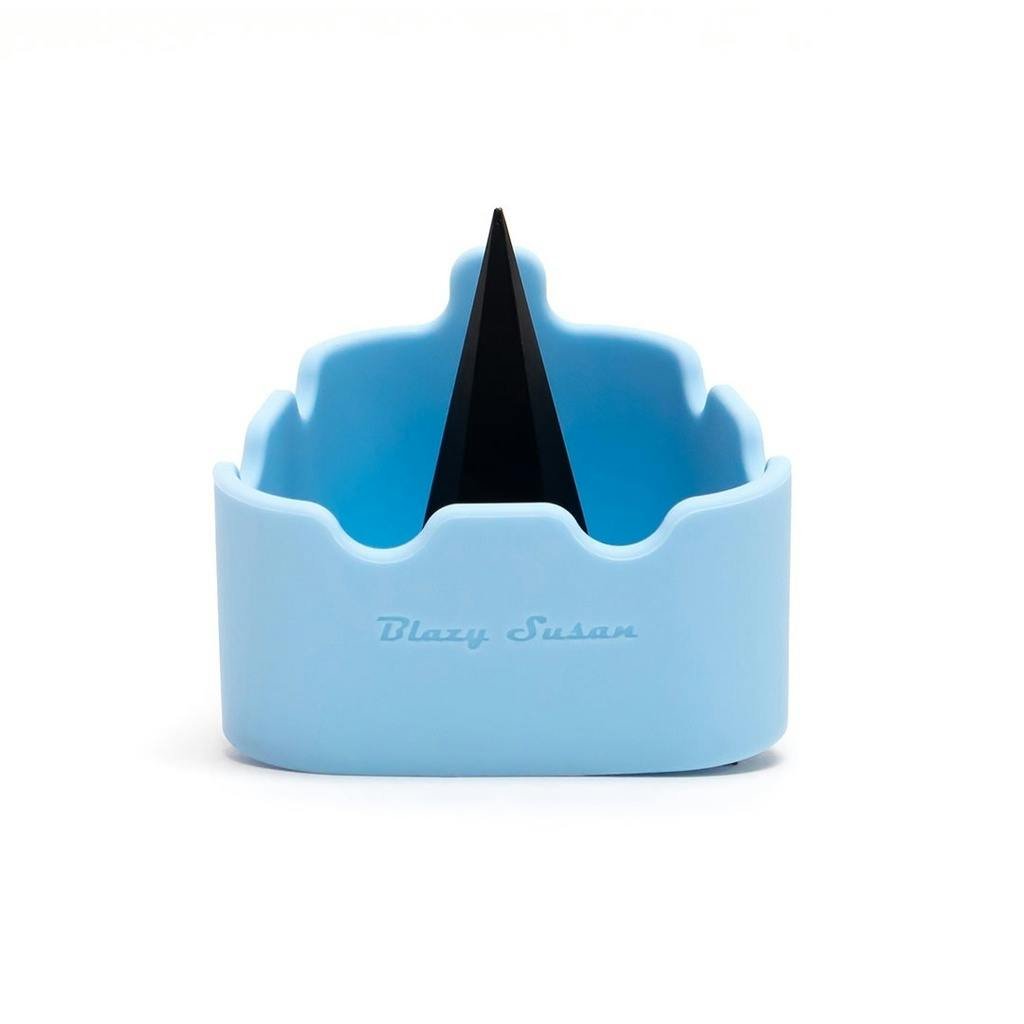 Silicone Ashtray w/ Bowl Cleaner - Teal