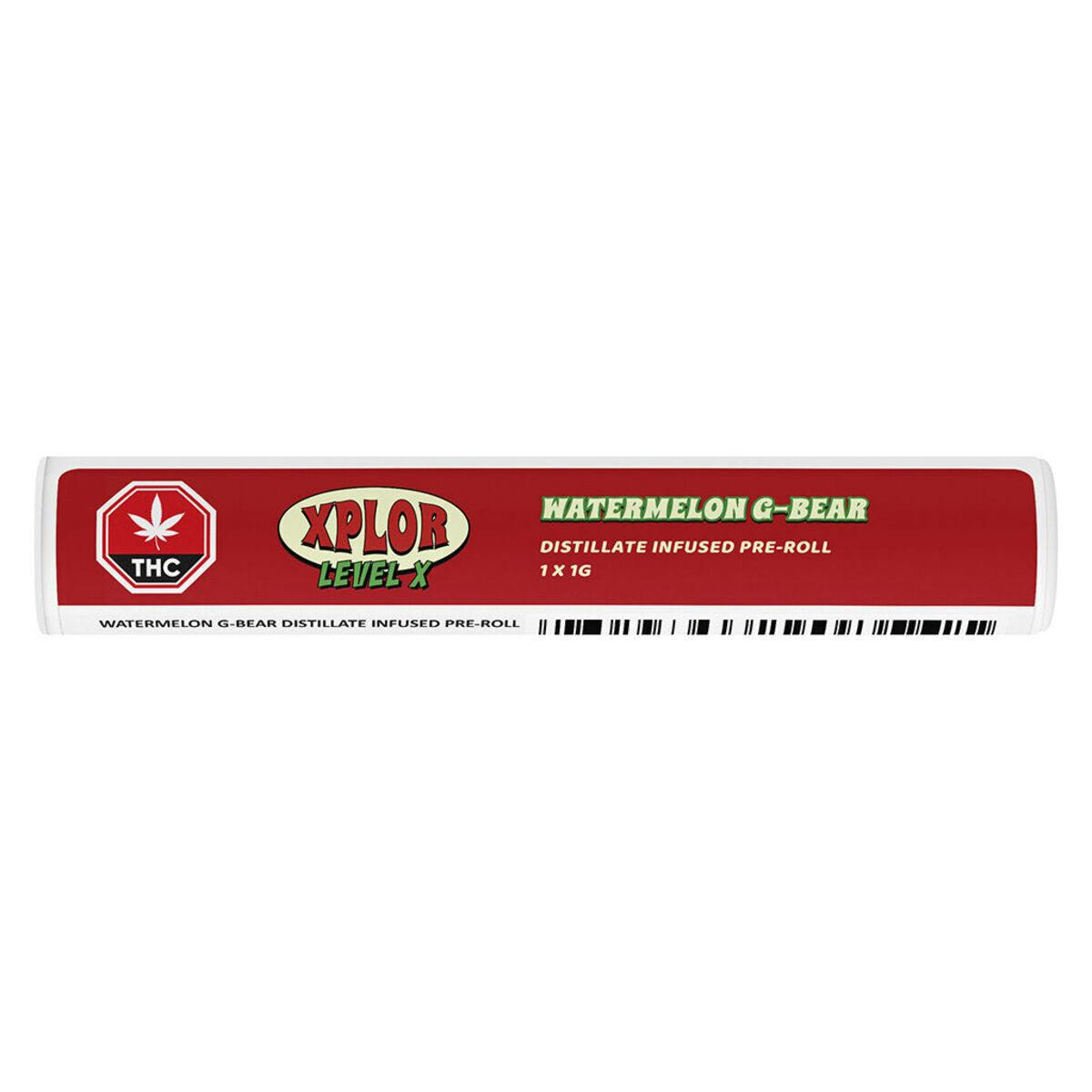 Watermelon G–Bear Distillate Infused Pre-Roll - 1x1g