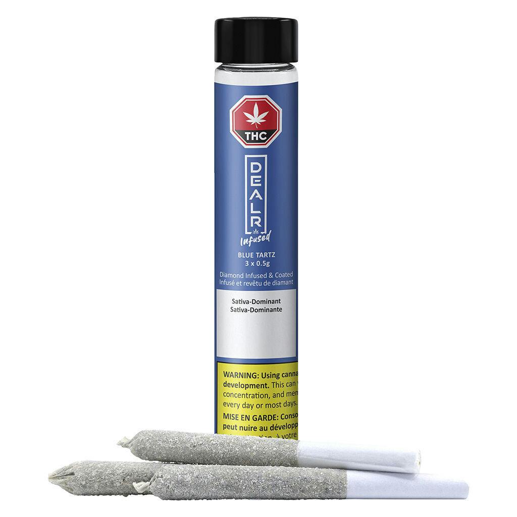 Blue Tartz Infused Pre-Rolls - 3x0.5g