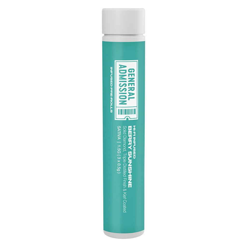 Berry Sunshine Hi–Fi Infused Pre-Rolls - 3x0.5g