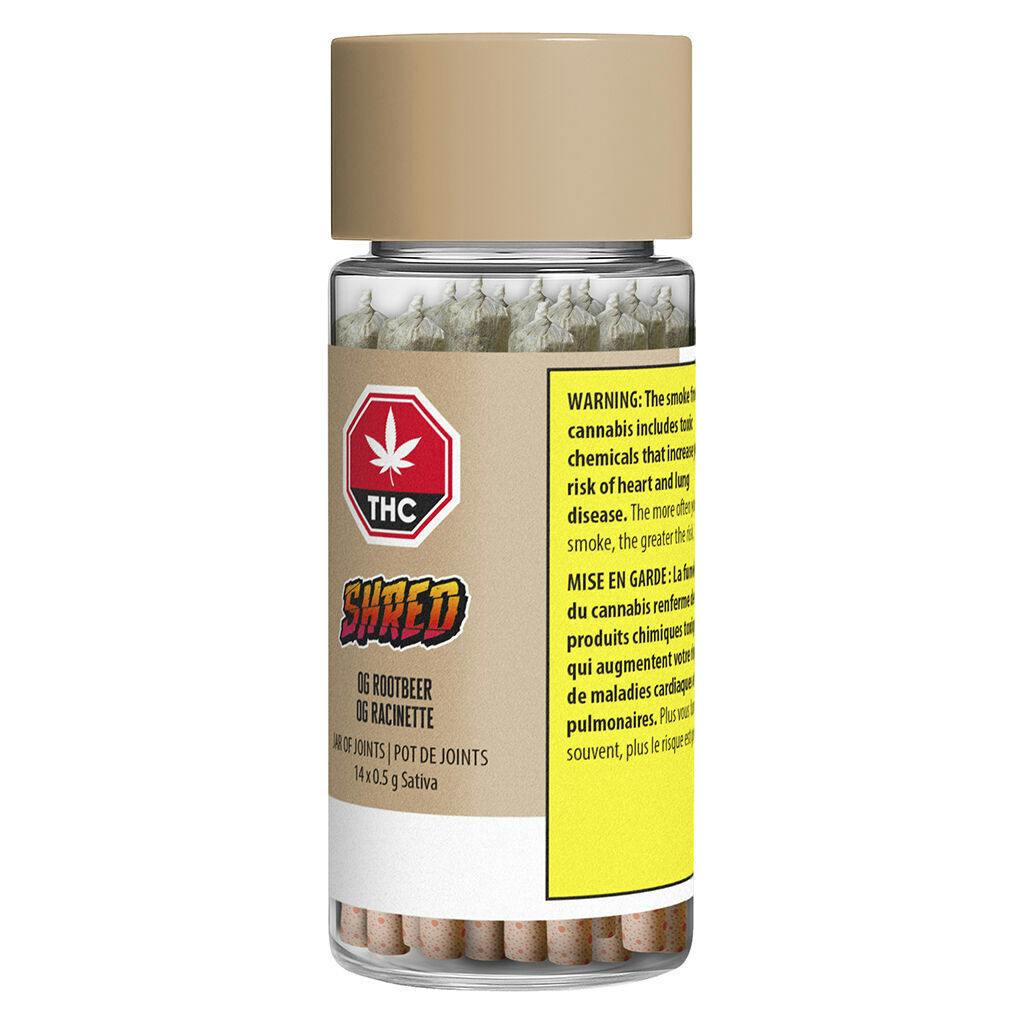 OG Rootbeer Jar of Joints Pre-Rolls - 14x0.5g