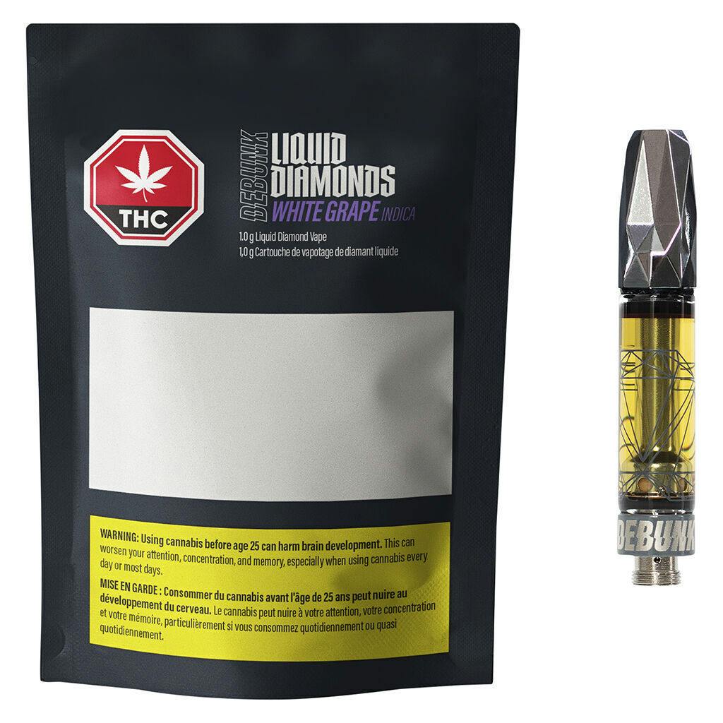 White Grape Liquid Diamond 510 Thread Cartridge - 1g