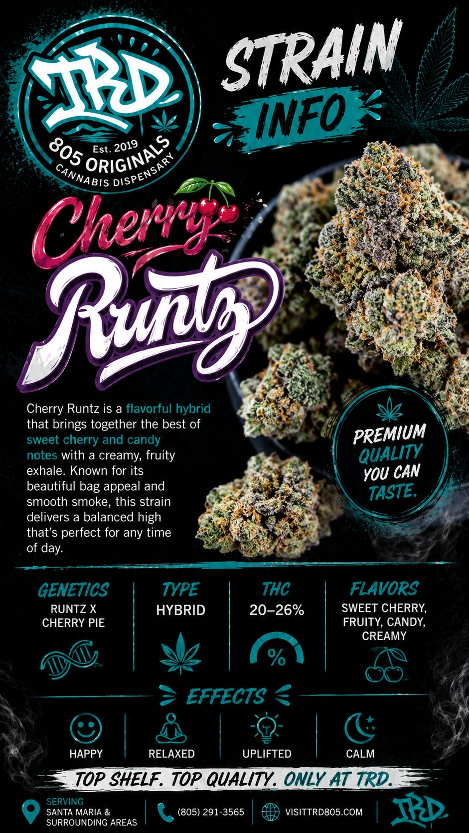 TRD Cherry Runtz - Indoor Flower - 3.5g