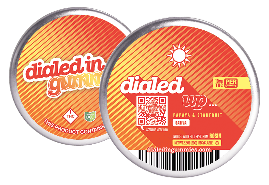 DIALED IN - SATIVA - ROSIN GUMMIES - 100MG