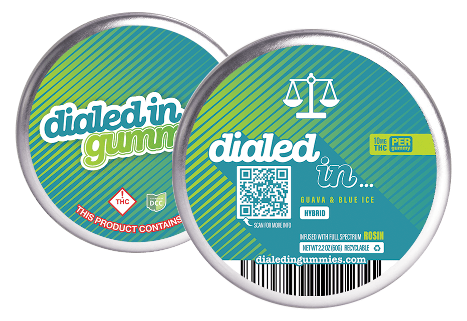 DIALED IN - HYBRID - ROSIN GUMMIES - 100MG