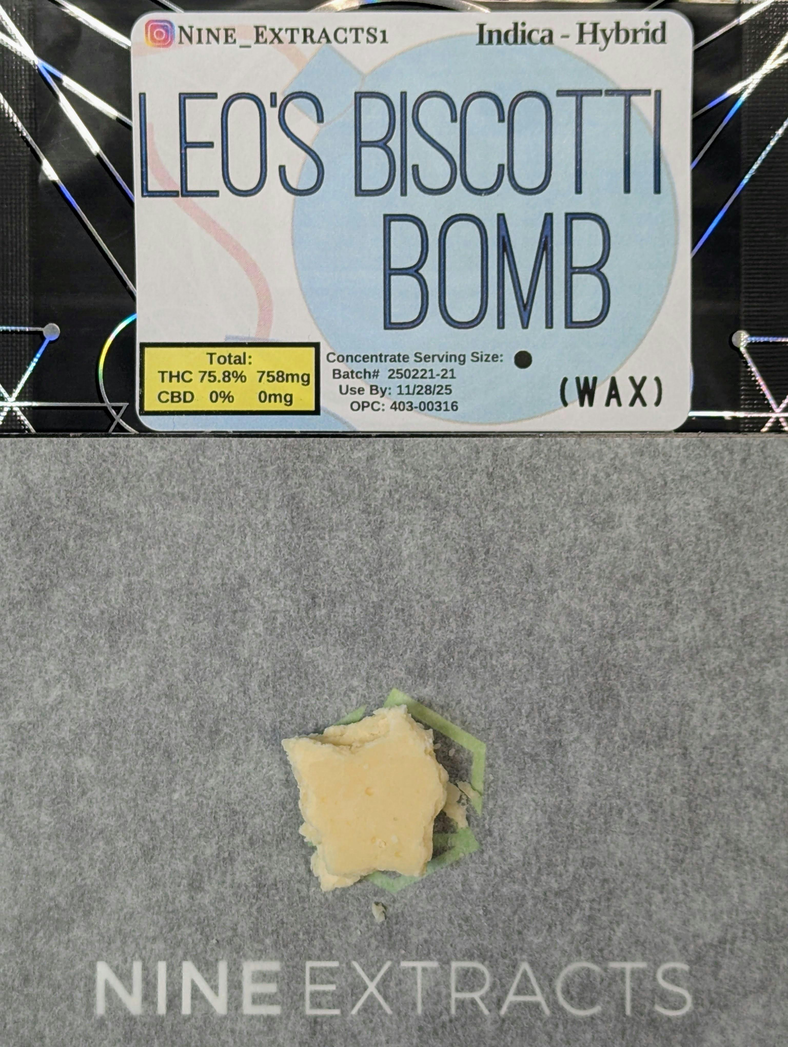 (MED)NINE EXTRACTS - LEO'S BISCOTTI BOMB - WAX - 1G