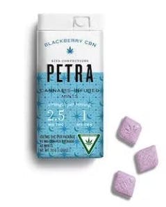 Petra 100mg Mints - Blackberry 2:1 (THC:CBN)
