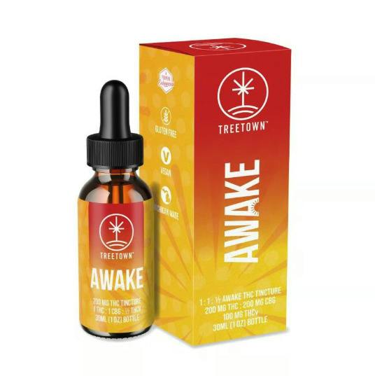 Treetown 200mg Tincture - Awake 1:1:0.5 (THC:CBG:THCv)