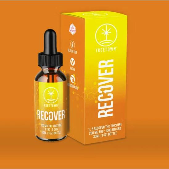 Treetown 200mg Tincture - Recover 1:5 (THC:CBD)
