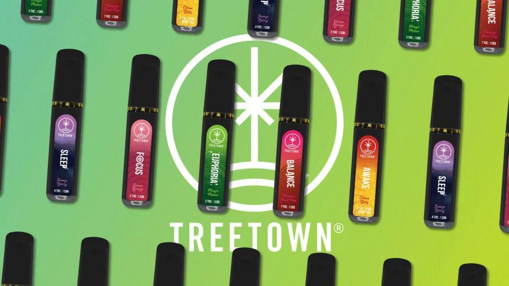 Treetown 1g Full Spectrum All-in-One Vape - Magic Melon (Euphoria)