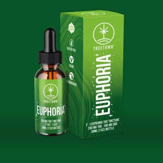 Treetown 200mg Tincture - Euphoria 2:1 (THC:CBD)