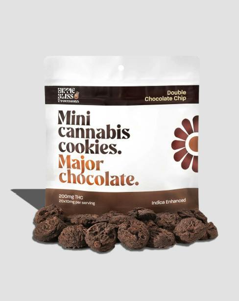 Hippie Bliss 200mg Mini Cookies - Double Chocolate Chip