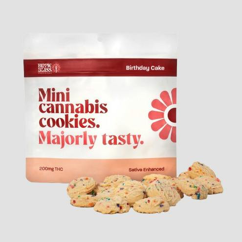 Hippie Bliss 200mg Mini Cookies - Birthday Cake