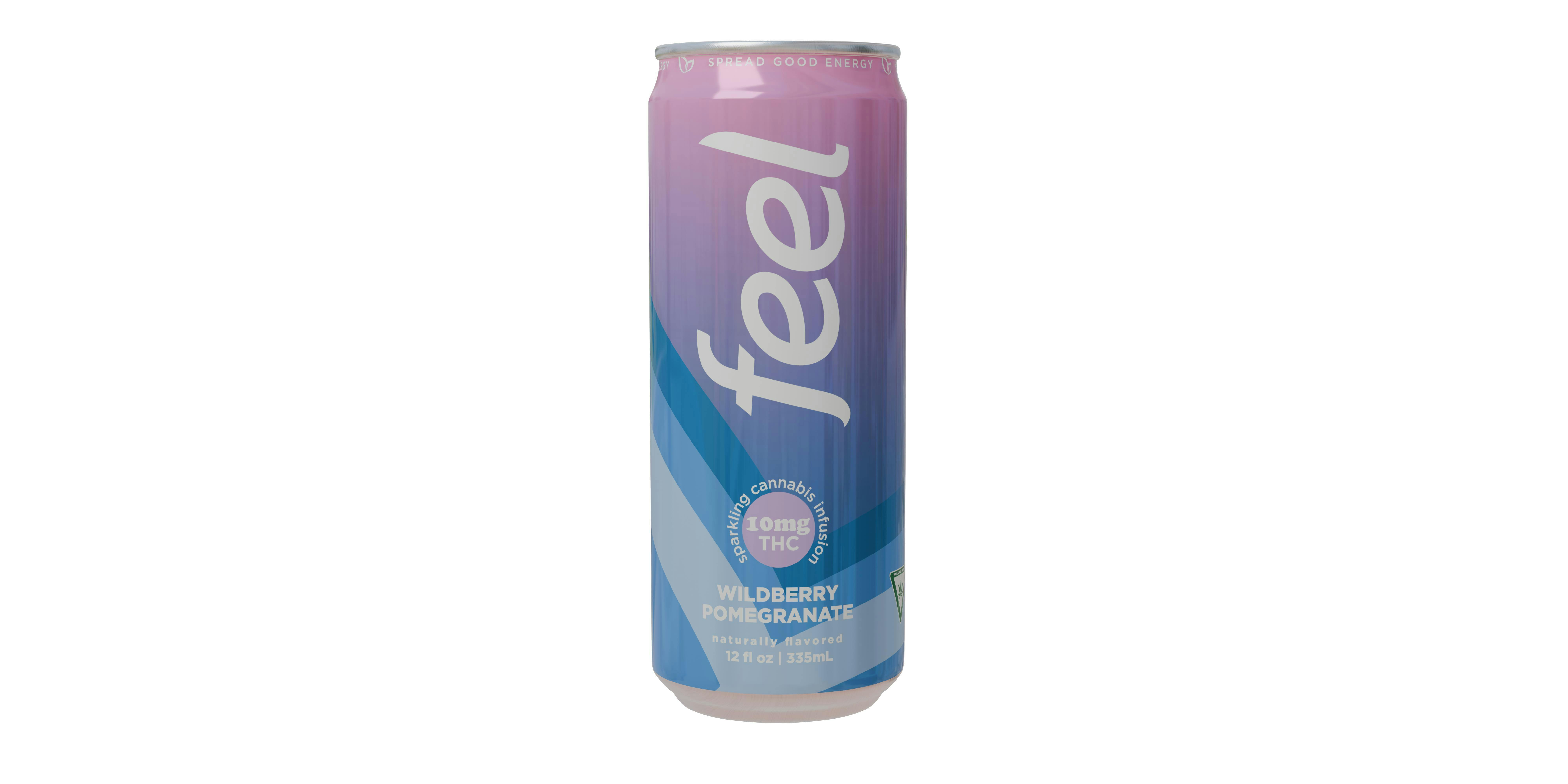 Feel Energy 10mg THC Seltzer - Wildberry Pomegranate at Noxx Cannabis Ferndale Dispensary