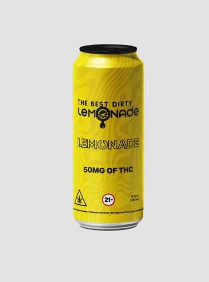 Best Dirty Lemonade 50mg THC Beverage - Classic Lemonade