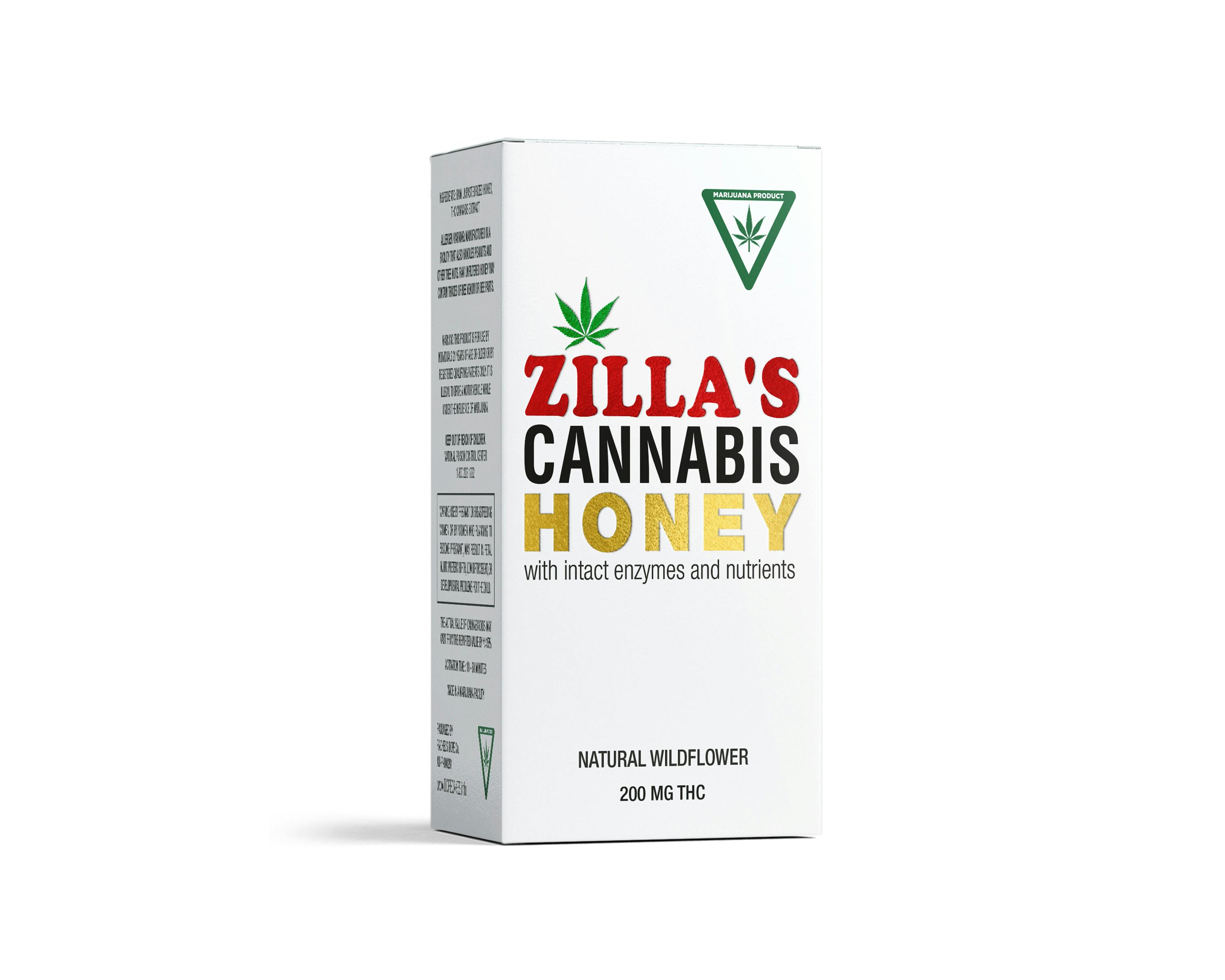 Zilla's 200mg Honey - Wildflower THC Honey
