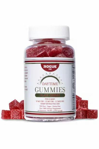 Rogue 750mg CBD + CBG Gummies - Black Cherry