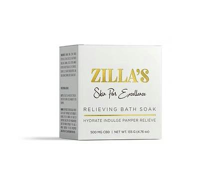 Zilla's 500mg CBD Bath Bomb - Coconut Milk & Oatmeal