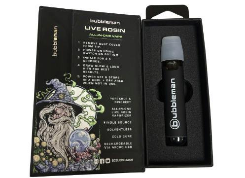 Bubbleman 0.5g Rosin All-in-One Vape - Banana Badger