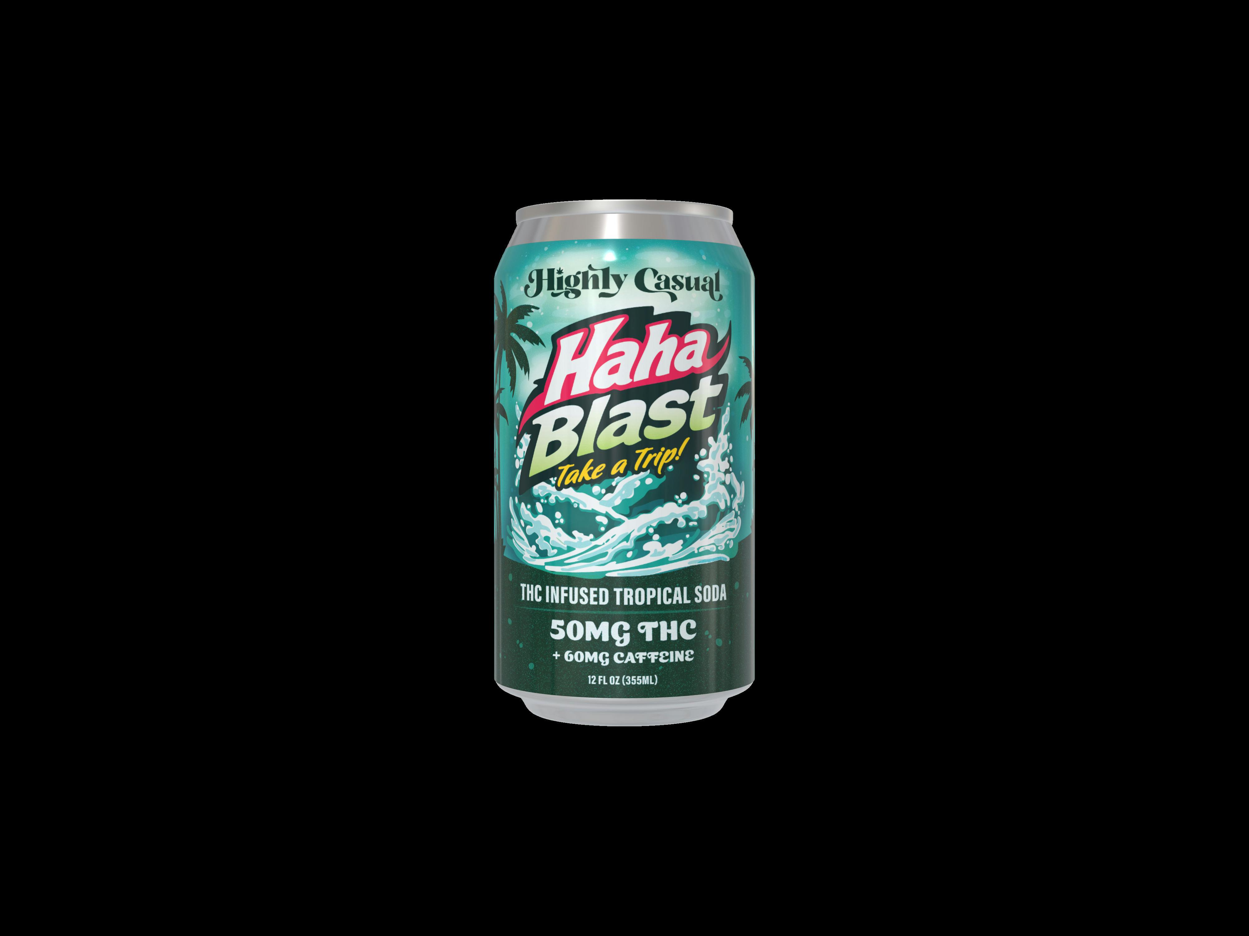 Highly Casual 50mg Seltzer - HaHa Blast at Noxx Cannabis Ferndale Dispensary